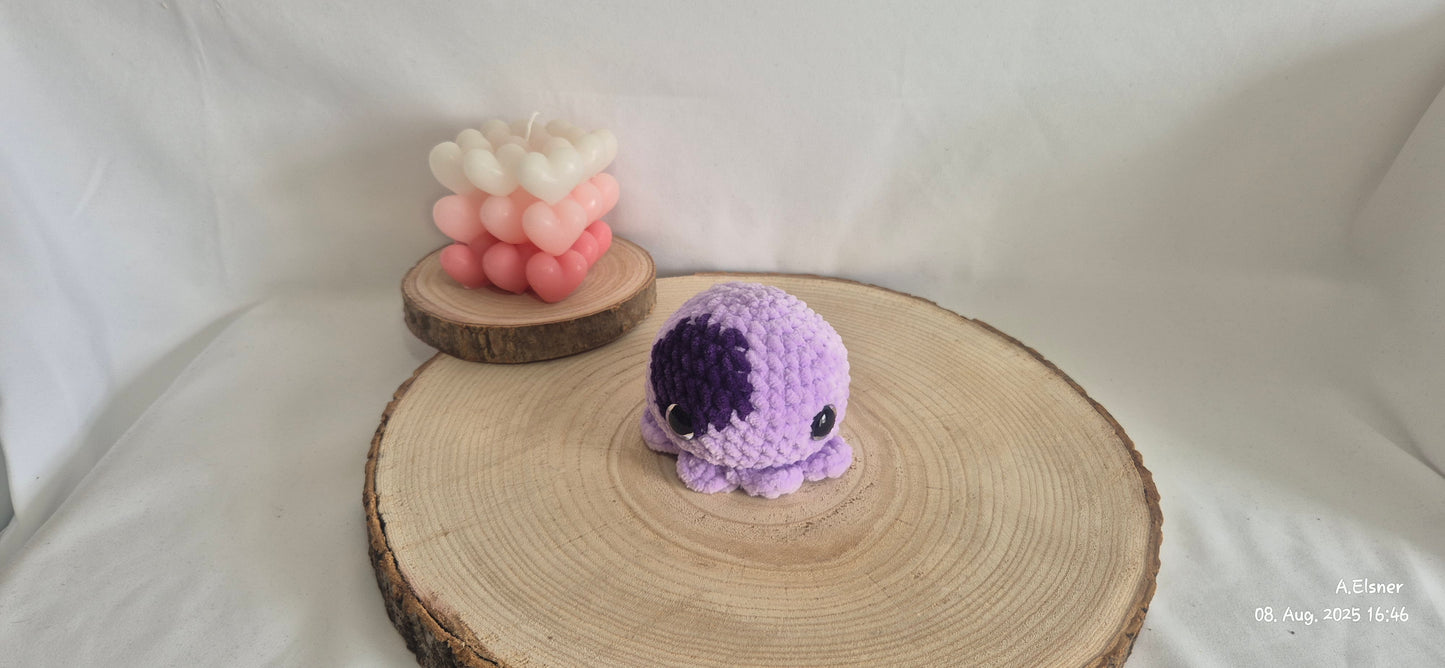 Oktopus Amigurumi gehäkelt – Meerestier Kuscheltier – Oktopus Deko Kinderzimmer – Geschenk Handmade – Sicherheitsaugen Häkelspielzeug
