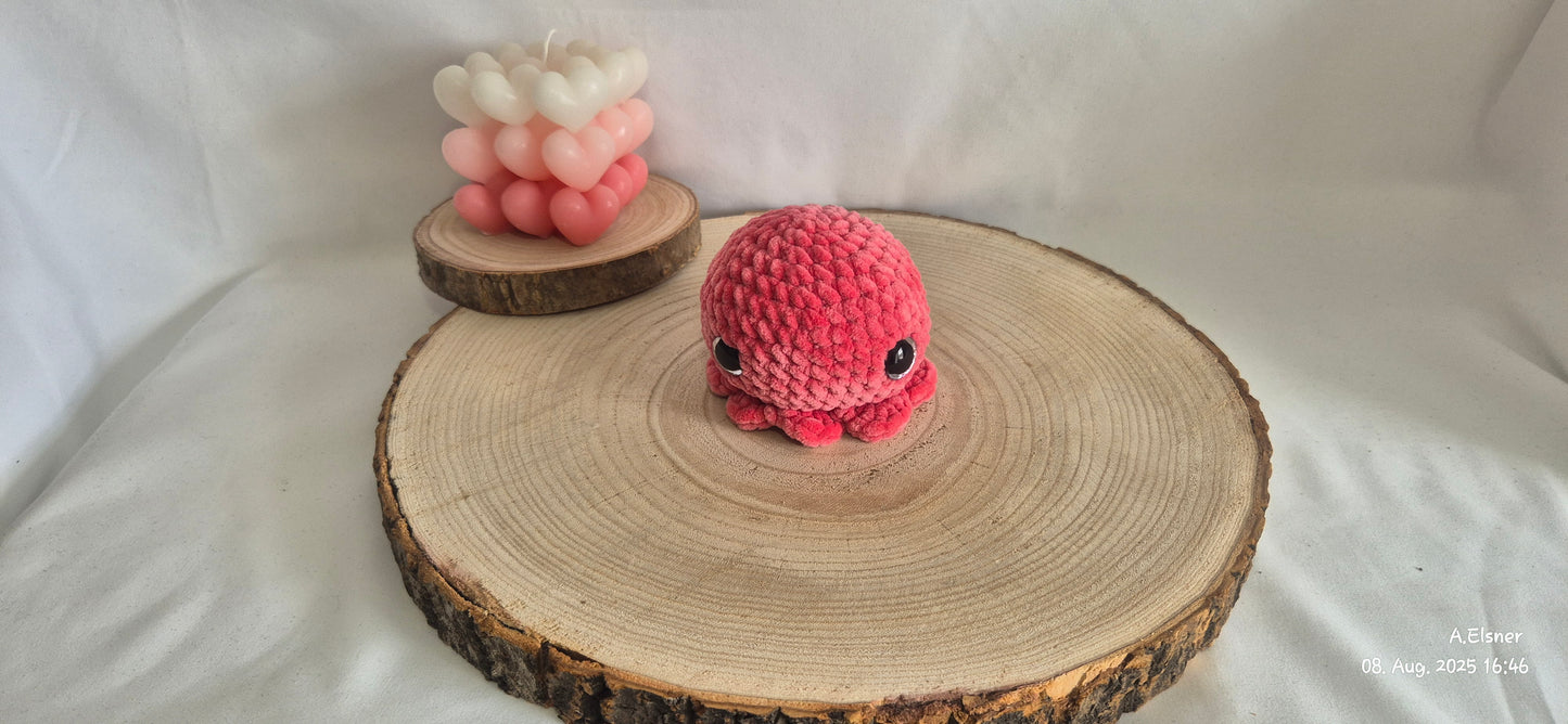 Oktopus Amigurumi gehäkelt – Meerestier Kuscheltier – Oktopus Deko Kinderzimmer – Geschenk Handmade – Sicherheitsaugen Häkelspielzeug