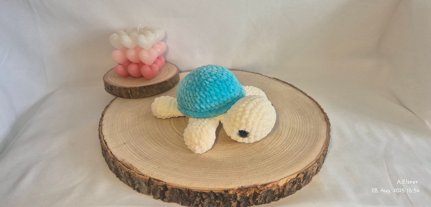 Schildkröte Amigurumi gehäkelt – Kuscheltier Handmade – Schildkröte Spielzeug – Geschenk Kinder – Häkel Tier mit Sicherheitsaugen