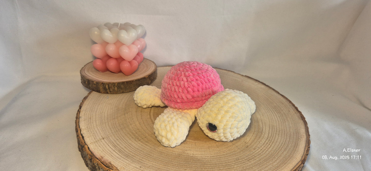 Schildkröte Amigurumi gehäkelt – Kuscheltier Handmade – Schildkröte Spielzeug – Geschenk Kinder – Häkel Tier mit Sicherheitsaugen