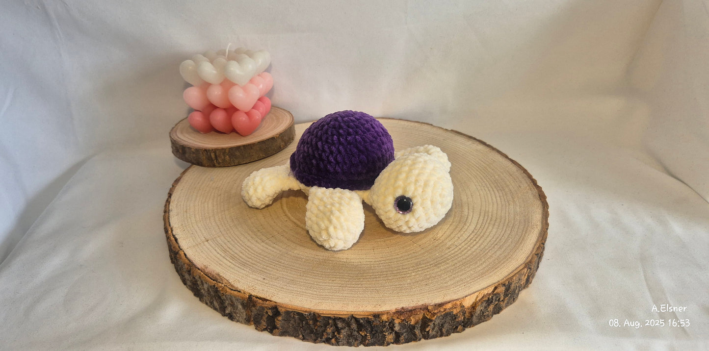 Schildkröte Amigurumi gehäkelt – Kuscheltier Handmade – Schildkröte Spielzeug – Geschenk Kinder – Häkel Tier mit Sicherheitsaugen