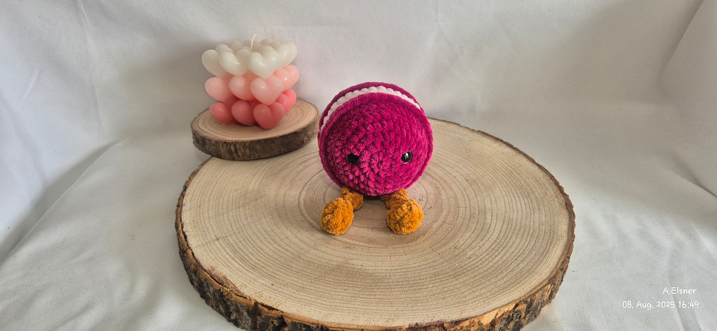 Macaron Amigurumi gehäkelt – Deko Macaron aus Wolle – Handmade Geschenk – Spielzeug Patisserie – Häkel Deko Macarons bunt
