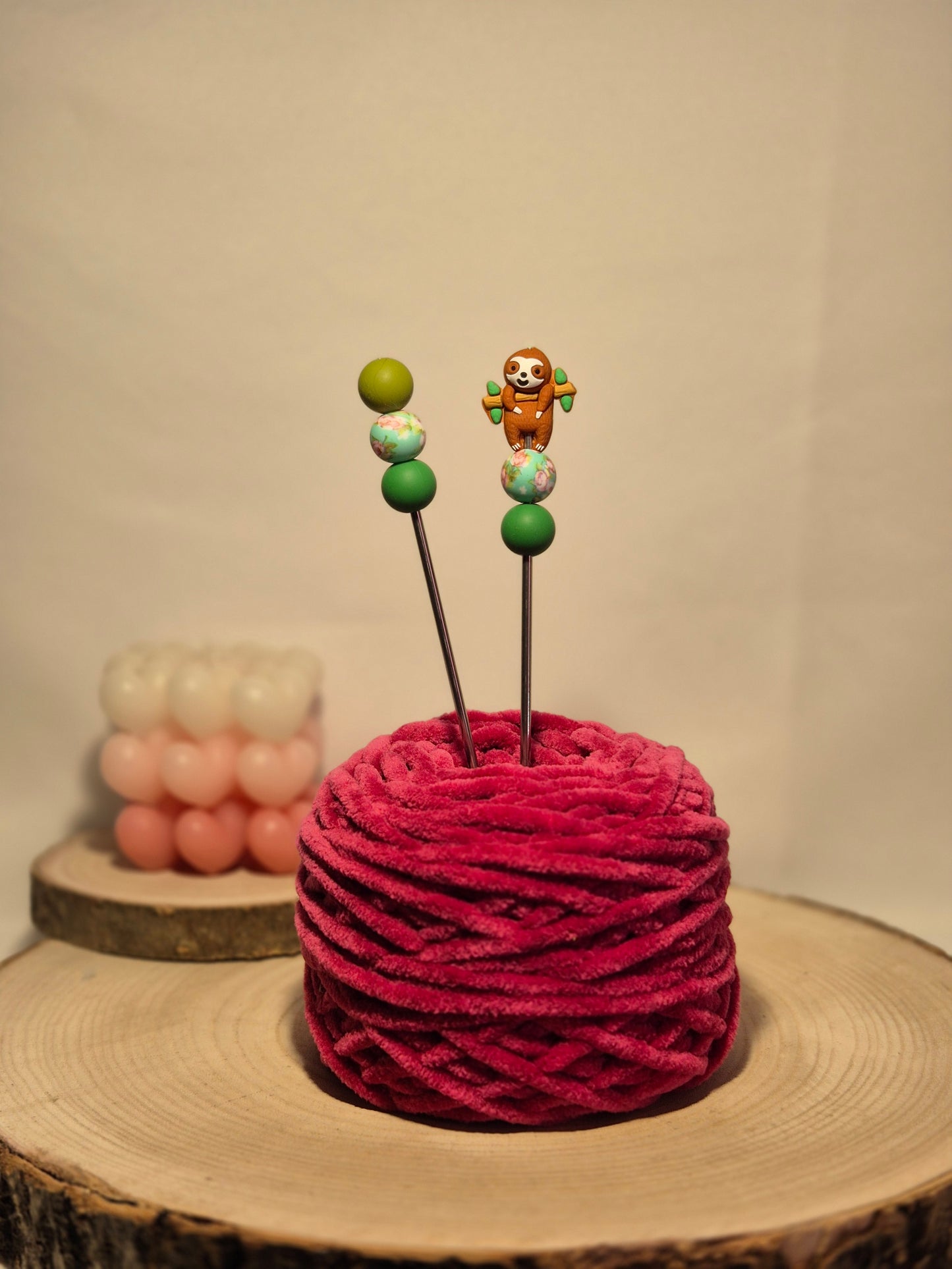 Faultier Amigurumi-Sticks