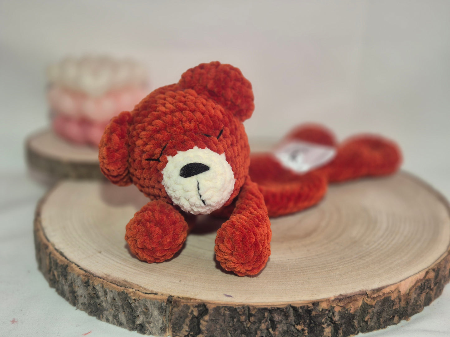 Teddy Schmusetuch gehäkelt – Amigurumi Schnuffeltuch – Baby Geschenk Handmade – Häkel Schmusebär – Sicherheitsaugen Kuscheltier