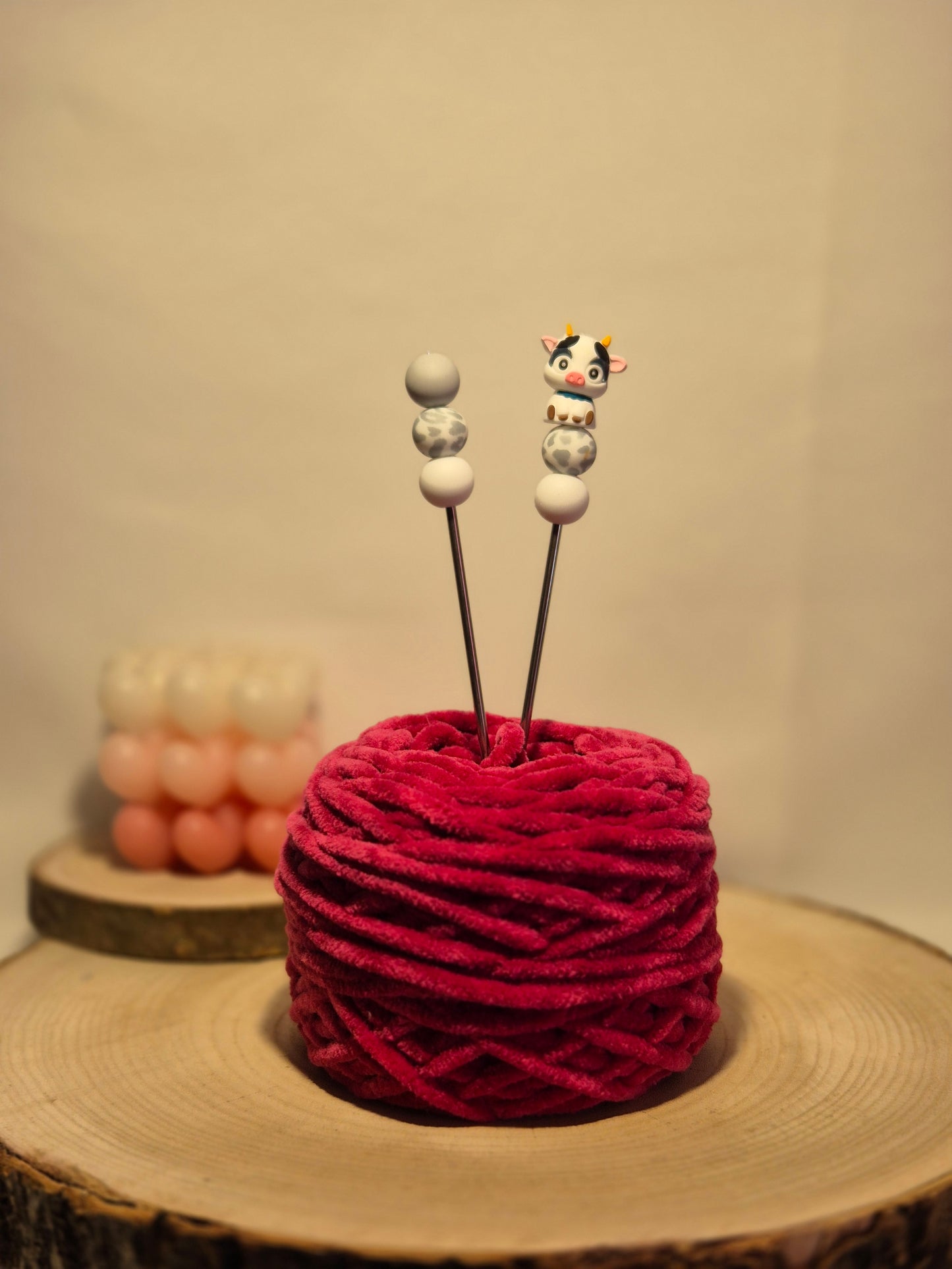 Kuh Amigurumi-Sticks