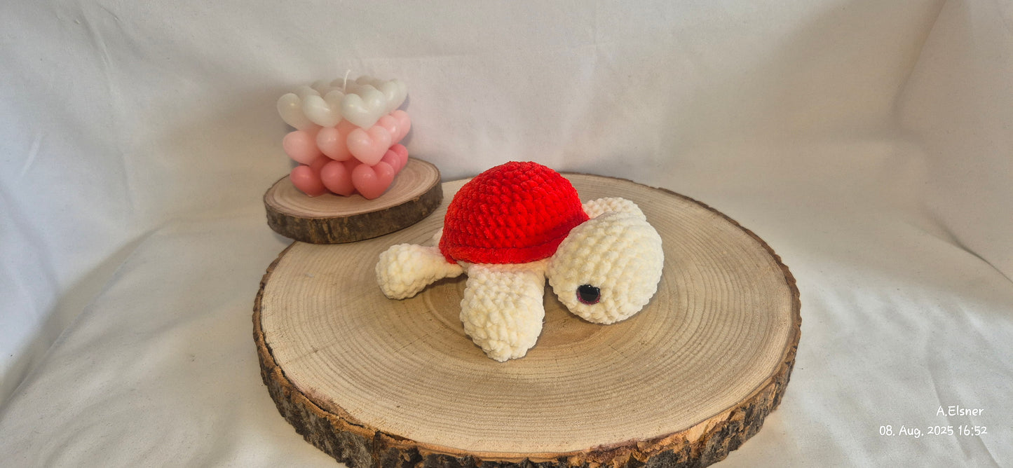 Schildkröte Amigurumi gehäkelt – Kuscheltier Handmade – Schildkröte Spielzeug – Geschenk Kinder – Häkel Tier mit Sicherheitsaugen