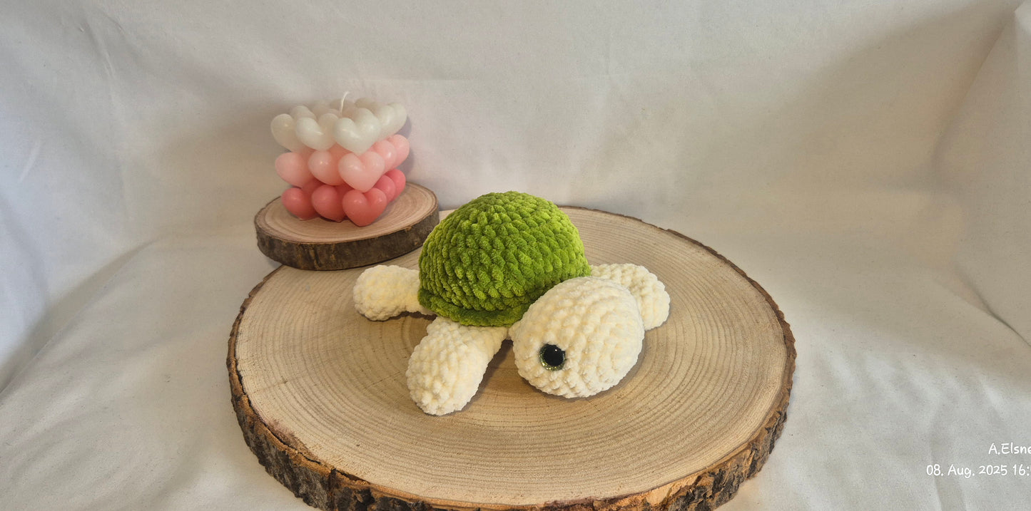 Schildkröte Amigurumi gehäkelt – Kuscheltier Handmade – Schildkröte Spielzeug – Geschenk Kinder – Häkel Tier mit Sicherheitsaugen