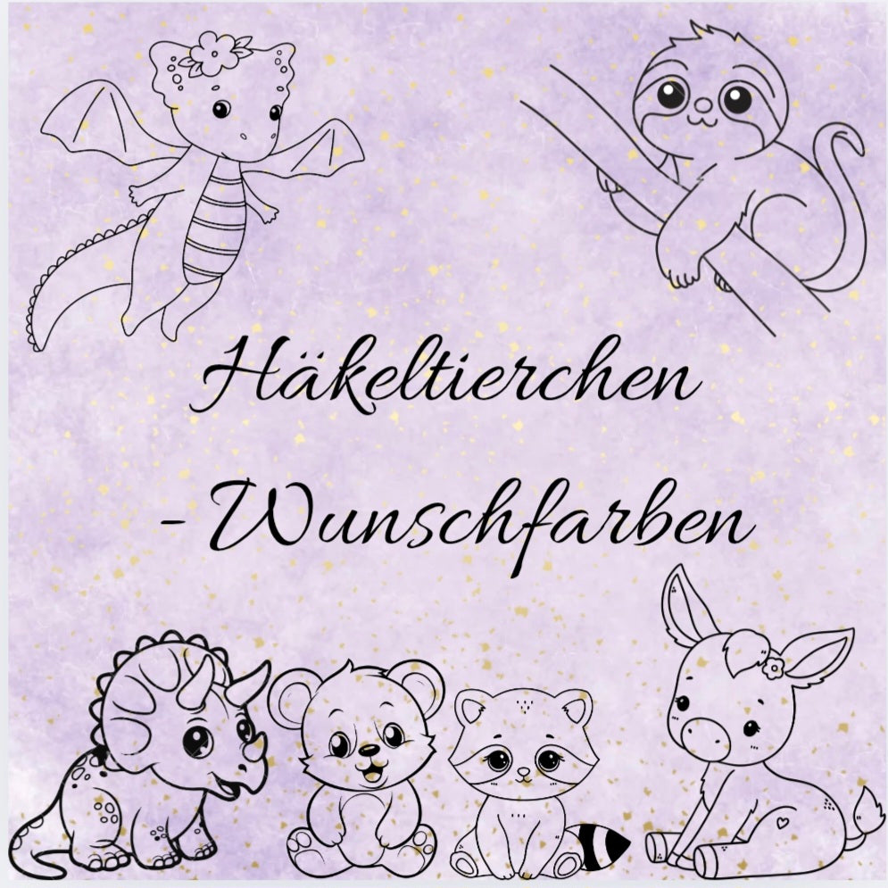Häkeltierchen - Wunschfarben