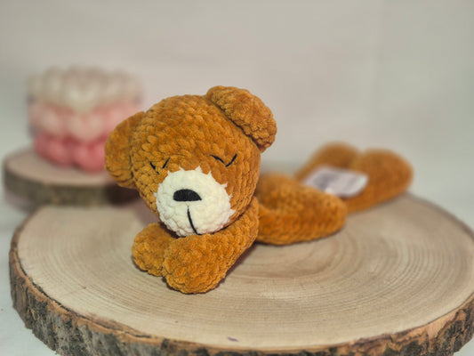 Teddy Schmusetuch gehäkelt – Amigurumi Schnuffeltuch – Baby Geschenk Handmade – Häkel Schmusebär – Sicherheitsaugen Kuscheltier