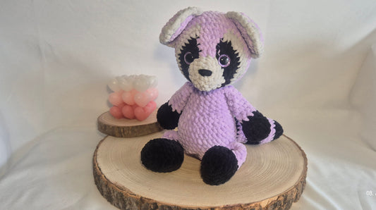 Waschbär Amigurumi gehäkelt – Handmade Kuscheltier – Waschbär Plüschtier – Geschenk zur Geburt – Häkelspielzeug mit Sicherheitsaugen